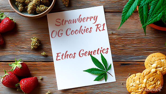 Гроурепорт сорта Strawberry OG Cookies R1 fem от сидбанка Ethos Genetics